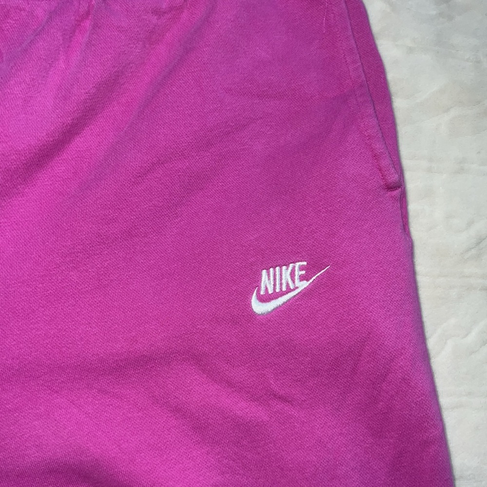 Nike Purple Track Pants with White Logo - Picture 4 of 6